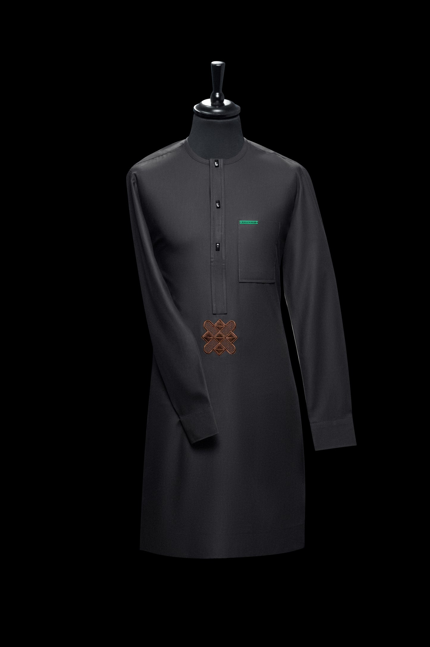 Contemporary Kaftan With The Arewa Knot Design
