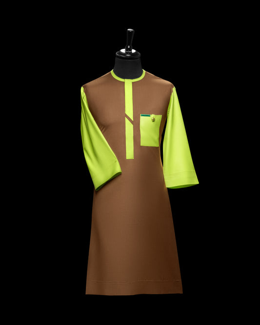 Perfectly blended kaftan with Contemporary flap