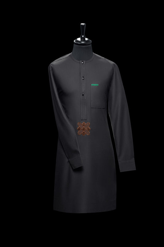 Contemporary Kaftan With The Arewa Knot Design